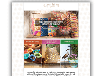 Fair Trade Website Design