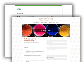 Website Design For Fair Trade Companies