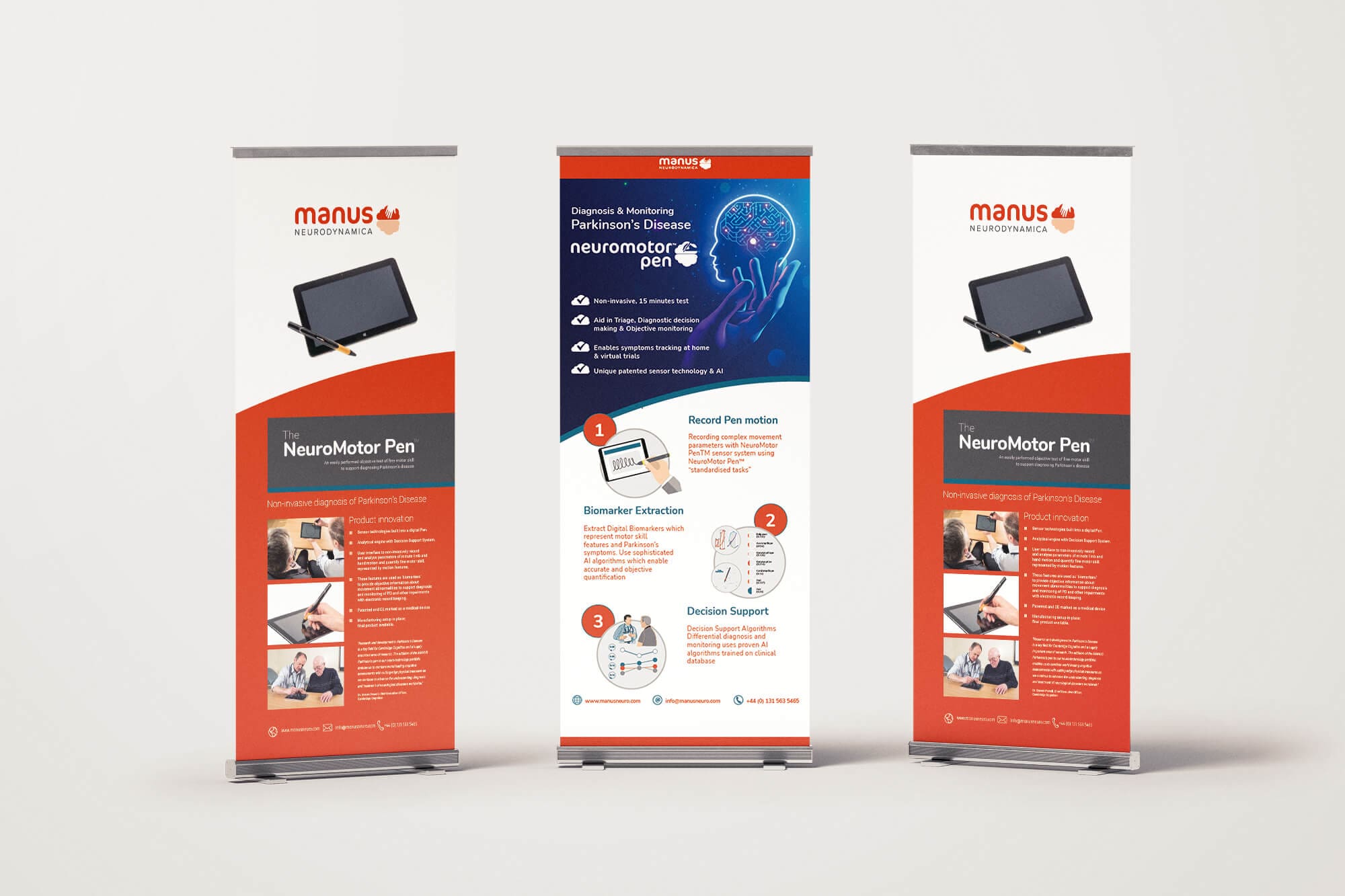 Mnus Neuro Banner stands Banner stands