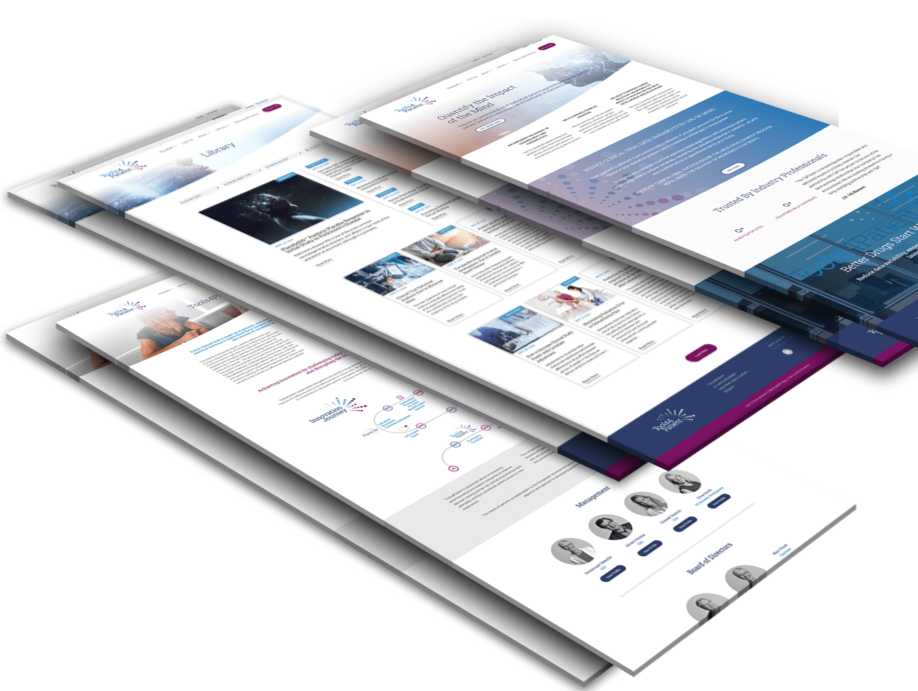 Biotech AI website design Biotech AI website design