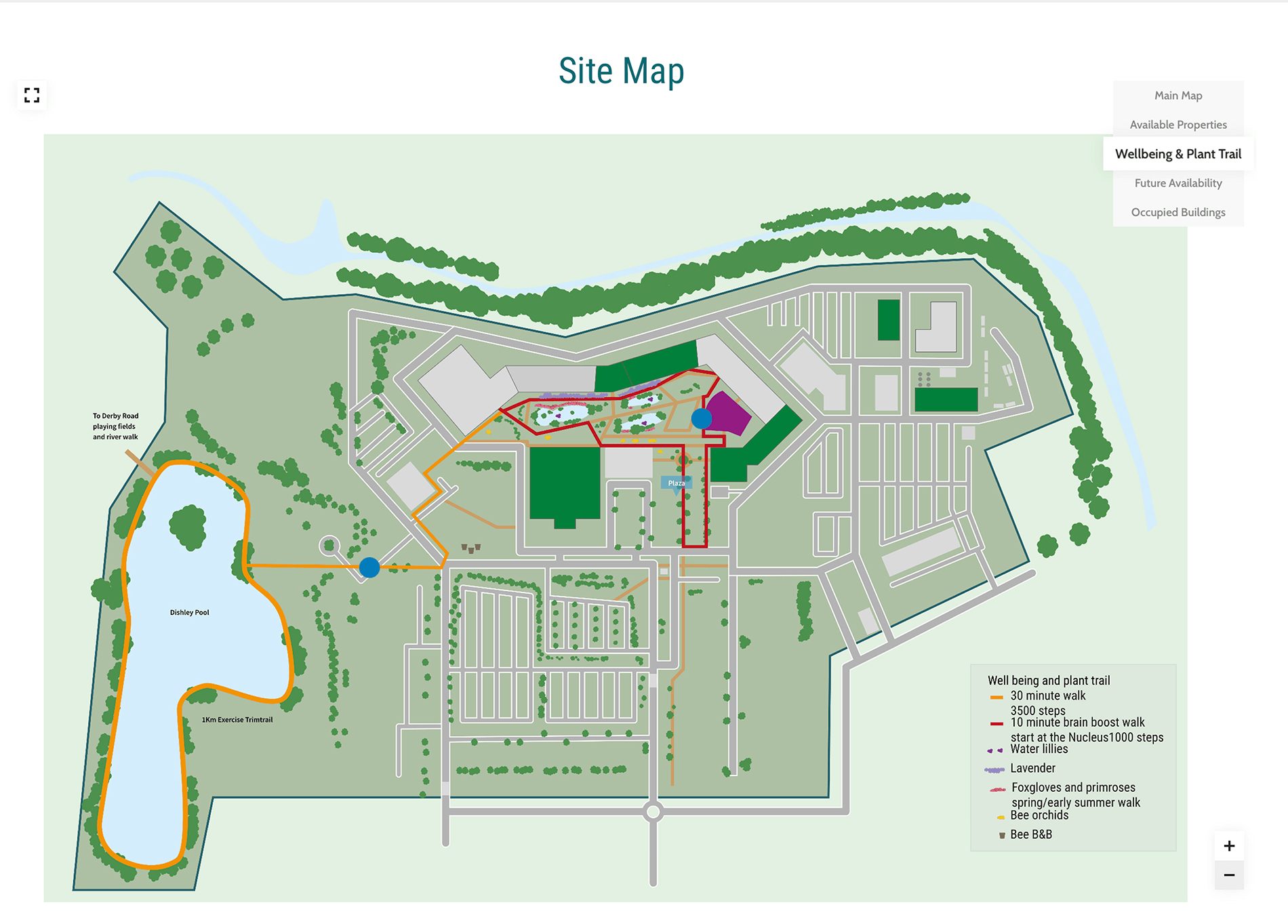 Charnwood Campus Science, Innovation and Technology Park site plan