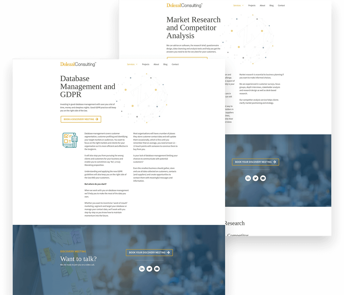 Dolezal website mock up 2 Dolezal website mock up 2