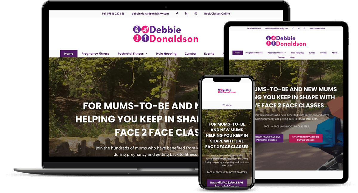 debbie donaldson website mock up debbie donaldson website mock up