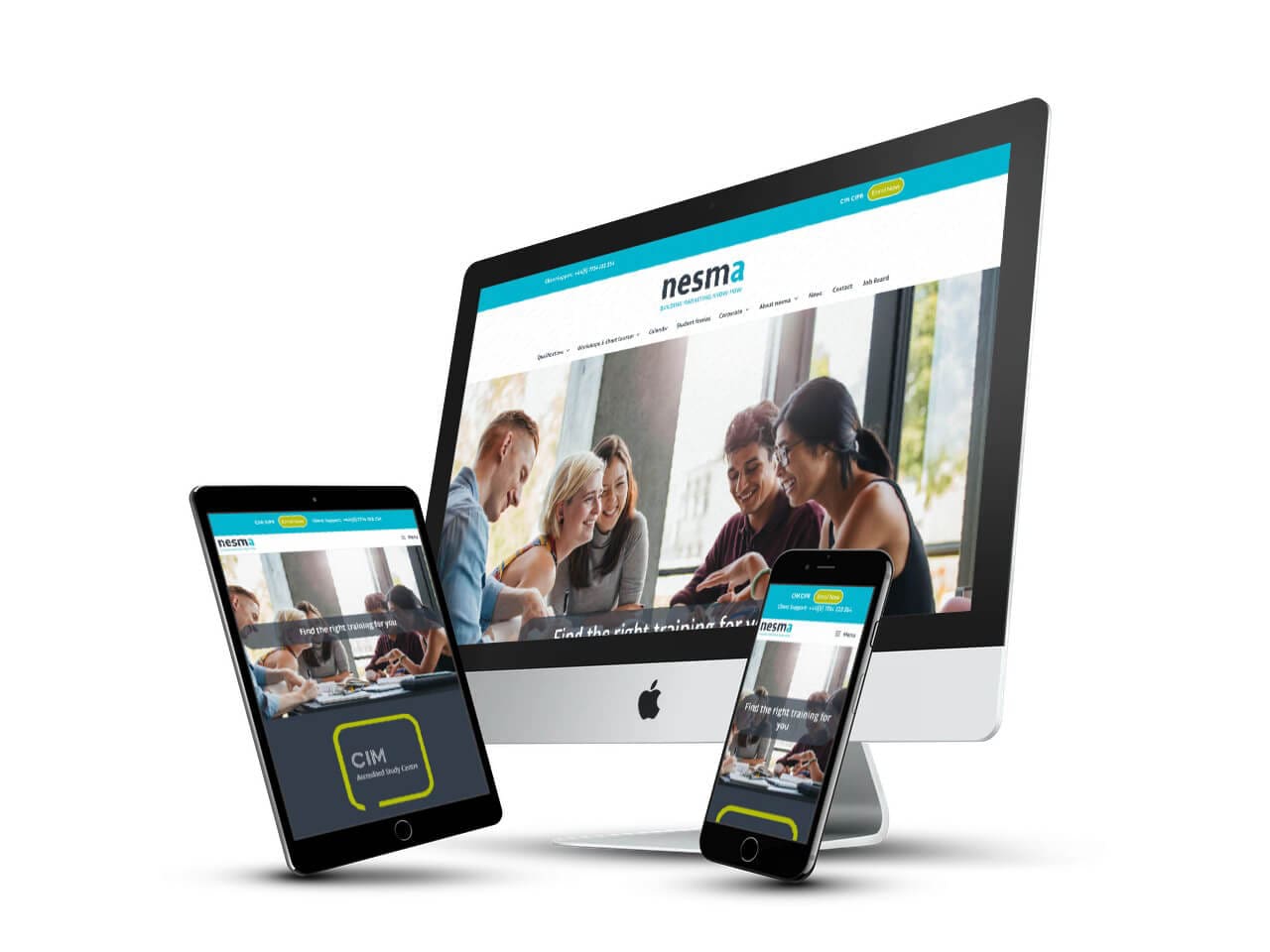 nesma website mock up nesma website mock up