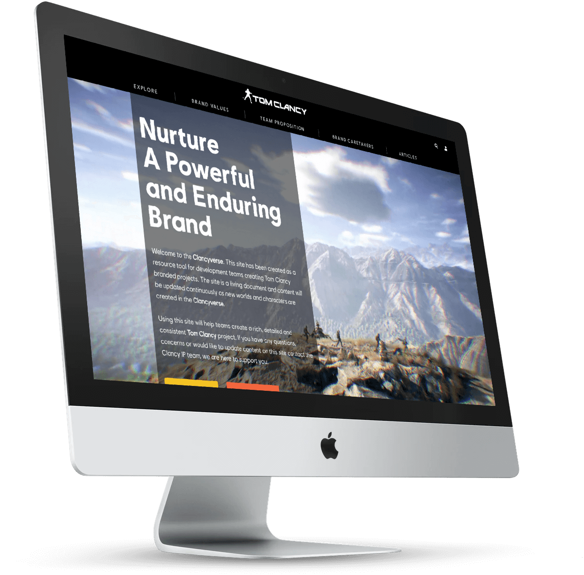 tom clancy website mock up tom clancy website mock up